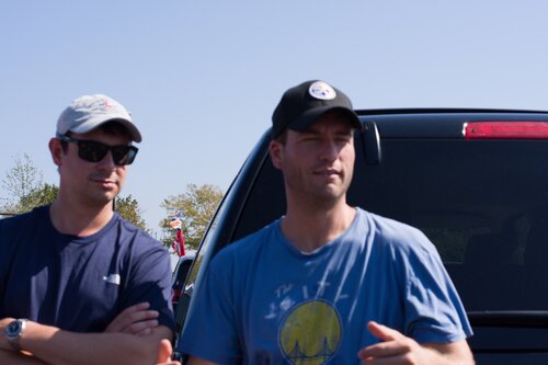 Steelers fans Phillip Kwit and Friend (Photo: Kay M., Soldier Field, Sept 24, 2017)